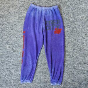 Share Free City Sunfade Lavender Purple Sweatpants Lets Go Size Small Graphics